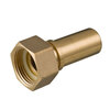 Safety clamp coupling in brass with female thread type ECF